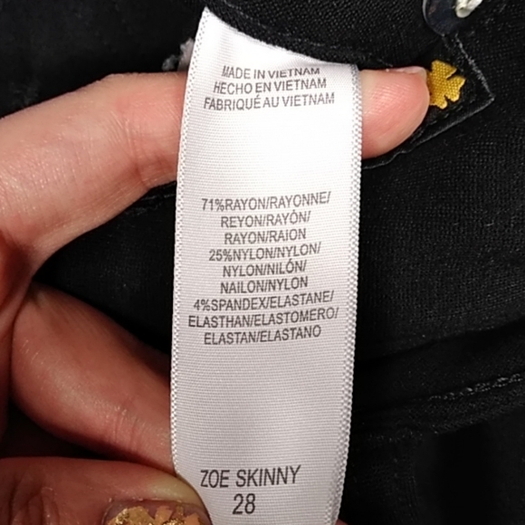 Lucky Brand Zoe Skinny Pants size 6/28 - Picture 8 of 8